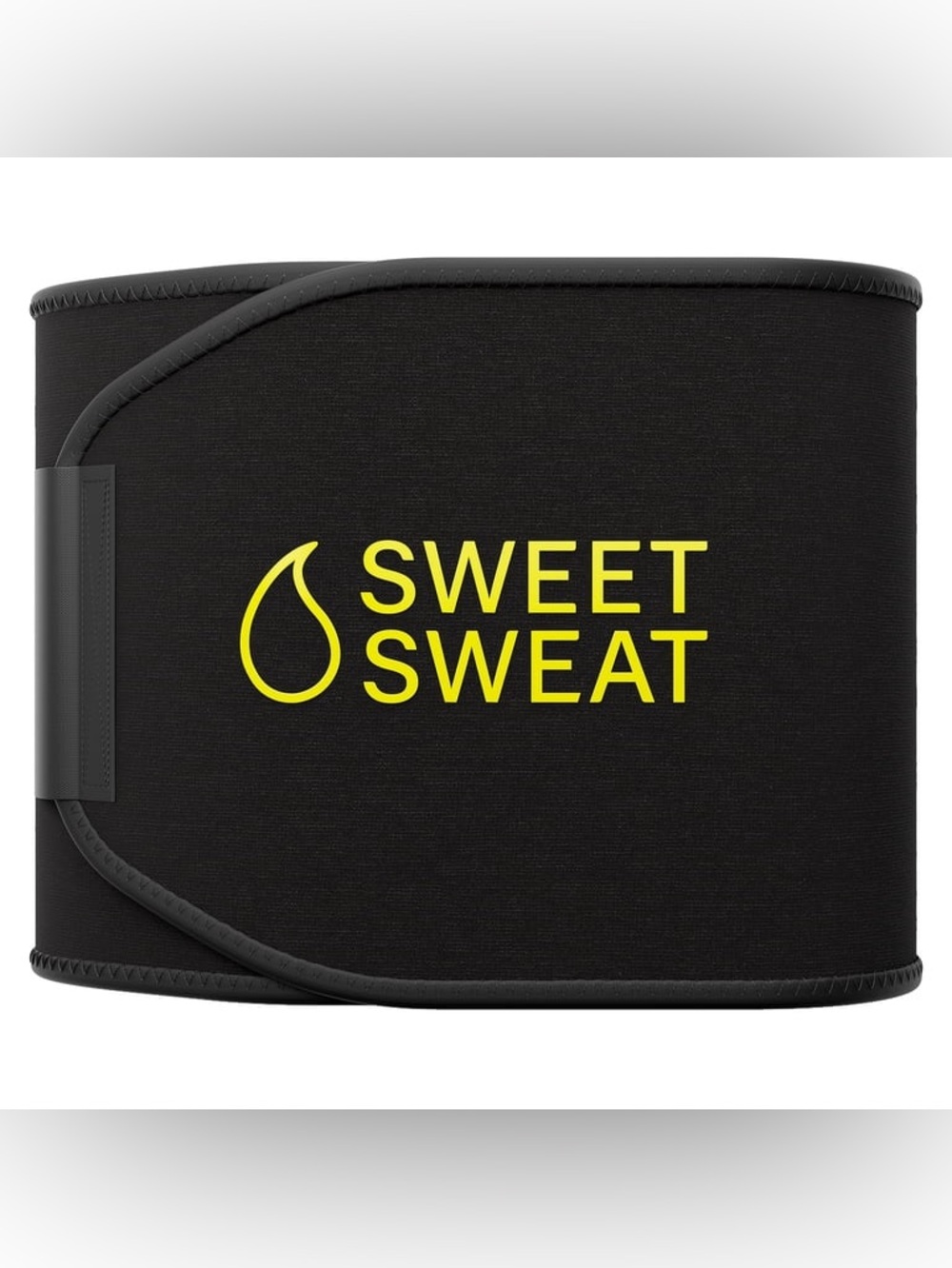Sweet Sweat Black Waist Trimmer Belt